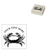 シーフパーソナライズされたィードカニ ラバースタンプ (押印)