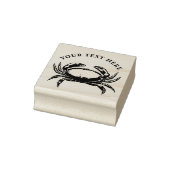 シーフパーソナライズされたィードカニ ラバースタンプ (スタンプ)