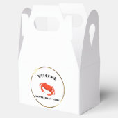 シーフモダンィードウェルカムレッドカニ名前をカスタムする フェイバーボックス (オープン)