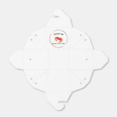 シーフモダンィードウェルカムレッドカニ名前をカスタムする フェイバーボックス (折り畳みなし)