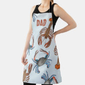 シーフモダンィードロブスターカニトレンディーパパ エプロン (インサイチュ)