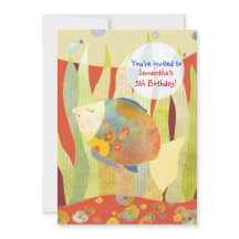 シーフラワーフィッシュ誕生日パーティーの下