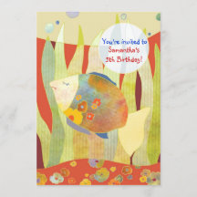 シーフラワーフィッシュ誕生日パーティーの下