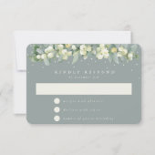シーフロムグリーンスノーベリー+ユーカリプトゥスガーランド結婚ズ 出欠カード (正面)