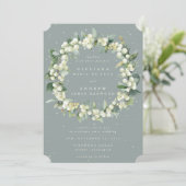 シーフロムグリーンスノーベリー+ユーカリリース結婚ズ 招待状 (スタンド正面)