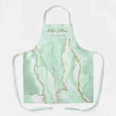 シーフロムグリーン瑪瑙美しいプロフェッショナルエプロン エプロン (正面)