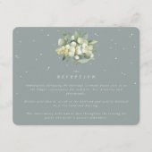 シーフロムスノーベリー+ユーカリブーケ披露宴 エンクロージャーカード (正面)