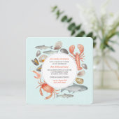 シーフードのメドレーの招待状 招待状 (スタンド正面)