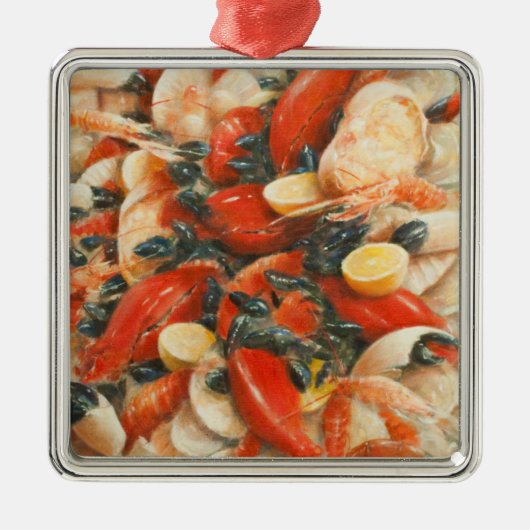 シーフードの催し2010年 メタルオーナメント (正面)