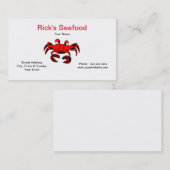 シーフードの名刺 名刺 (正面/裏面)