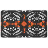 シーフードアートデコールプリント テーブルクロス (正面(横))