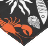 シーフードアートデコールプリント テーブルクロス (アングル)