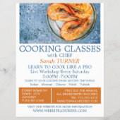 シーフードエビ、料理広告クラス チラシ (正面)