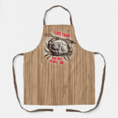 シーフードカおもしろいニのコガネ料理 エプロン (正面)