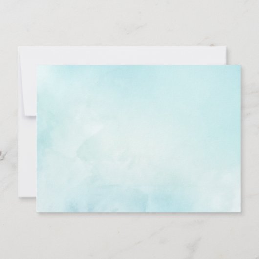 シーフードカニ煮え夏の誕生日パーティー 招待状 (裏面)