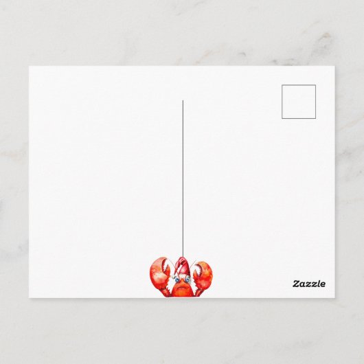 シーフードクリスマスパーティー ポストカード (裏面)