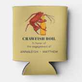 シーフードクロウフィッシュ婚約パーティカスタム 缶クーラー (正面)