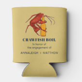 シーフードクロウフィッシュ婚約パーティカスタム 缶クーラー (裏面)