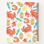 シーフードコスト海調理師本レシピ本 ノートブック (裏面)