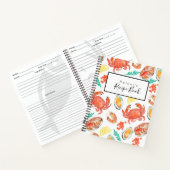 シーフードコスト海調理師本レシピ本 ノートブック (内部)