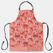 シーフードスペクタブルオールオーバープリントエプロン エプロン (正面)