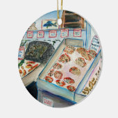 シーフードセールオーナメント(パイクプレイス – シアトルWA) セラミックオーナメント (左)