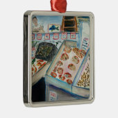 シーフードセールオーナメント（パイクプレイス – シアトルWA） メタルオーナメント (右)