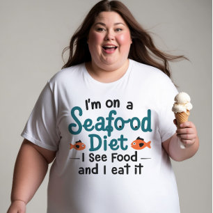 シーフードダイエットTシャツ Tシャツ