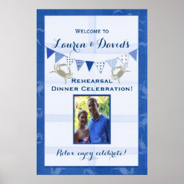 シーフードテーマパーティーの装飾 ポスター