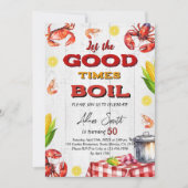 シーフードバースデーパーティー 招待状 (正面)