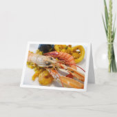 シーフードパエラポートレート カード (正面)