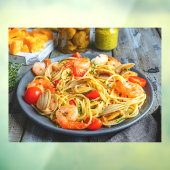 シーフードパスタ海老の筋肉スパイス2食イタリアン品 ウィンドウサイン (シート3)