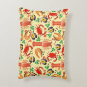 シーフードパターン アクセントクッション (裏面(縦))