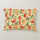 シーフードパターン アクセントクッション (裏面)