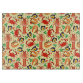 シーフードパターン カッティングボード (正面)