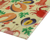 シーフードパターン カッティングボード (角)