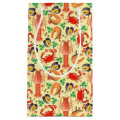 シーフードパターン スモールペーパーバッグ (正面)