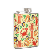 シーフードパターン フラスク (右)