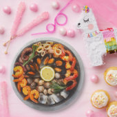 シーフードプラッター ペーパープレート (パーティー)