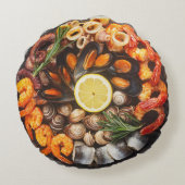 シーフードプラッタ ラウンドクッション (裏面)