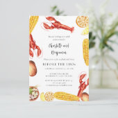 シーフードボイルウィドゥ婚約パーティ 招待状 (スタンド正面)