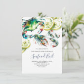 シーフードボイルサマーパーティの招待状 招待状 (スタンド正面)