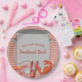 シーフードボイルパーソナライズされた紙プレート ペーパープレート (パーティー)