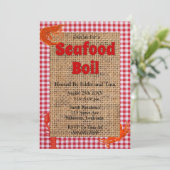 シーフードボイルパーティの招待状 (スタンド正面)
