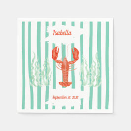 シーフードボイルパーティーカスタム-ロブスターブランチ スタンダードカクテルナプキン