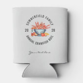 シーフードボイルマッチファミリークロウフィッシュカスタムパーティー 缶クーラー (裏面)