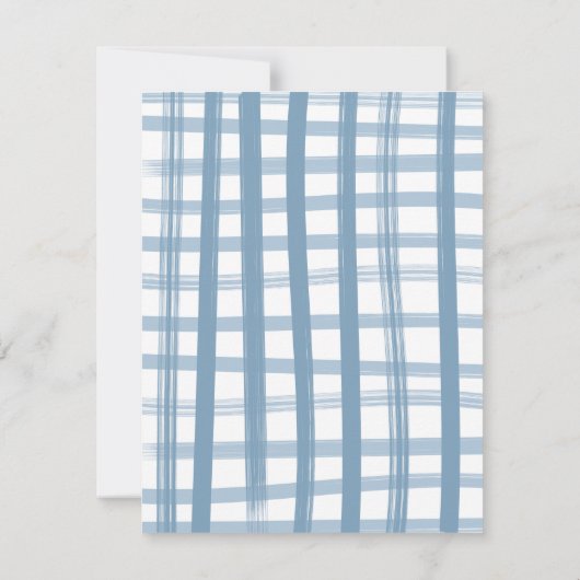 シーフードボイル婚約リハーサルディナーパーティー 招待状 (裏面)