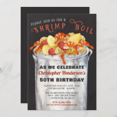 シーフードボイル招待状 招待状 (正面/裏面)