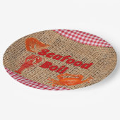 シーフードボイル紙プレート ペーパープレート (アングル)