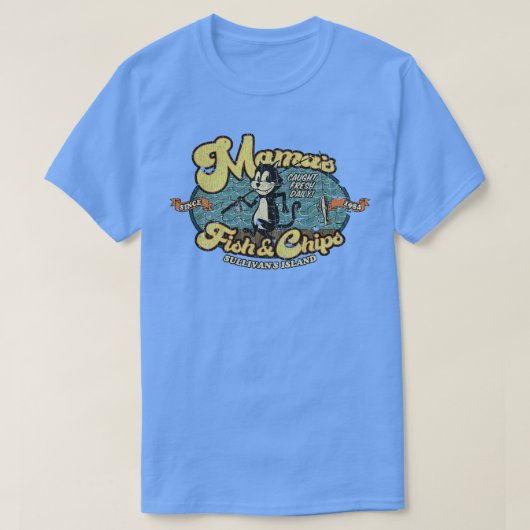 シーフードママスの魚のチップ98 Tシャツ (デザイン正面)